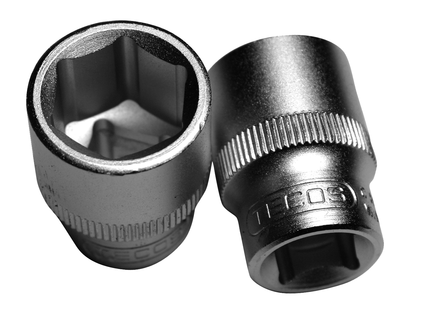 Hylsa 1/2 tum-  längd 38mm Flankdrive Millimeter 