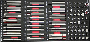 TECOS BITS KIT, 83 stuks