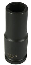 Krafthylsa 1/2 lång 78 mm  , Tecos 