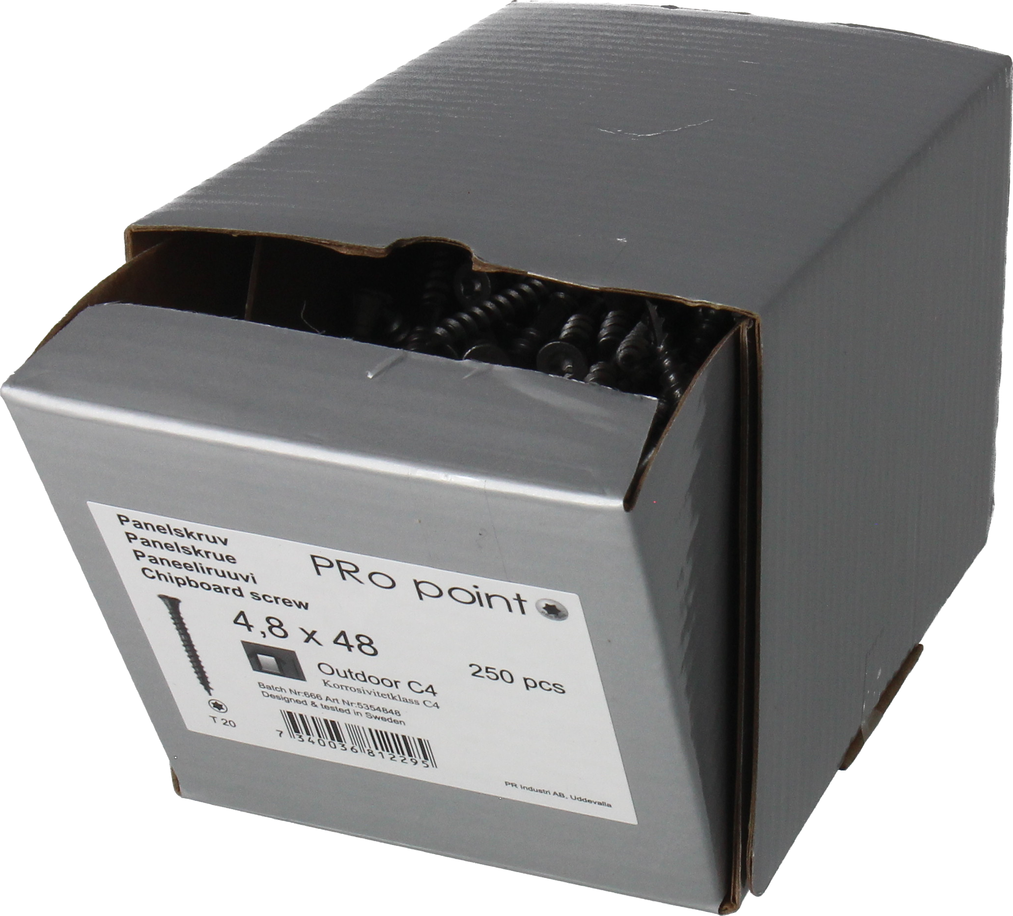 Facade screw Panel screw A4 Acid-proof - stainless steel - 250 pcs. - 8