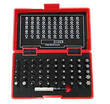 Bitset 51 stuks, Tecos T-B051, 25mm bits voor de meeste taken