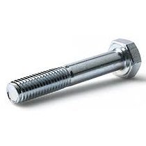 Hexagonal bolt ISO 4014 Bright zinc plated FZB