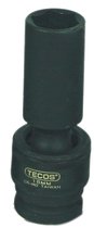 Krafthylsa med ledknut 1/2", Tecos