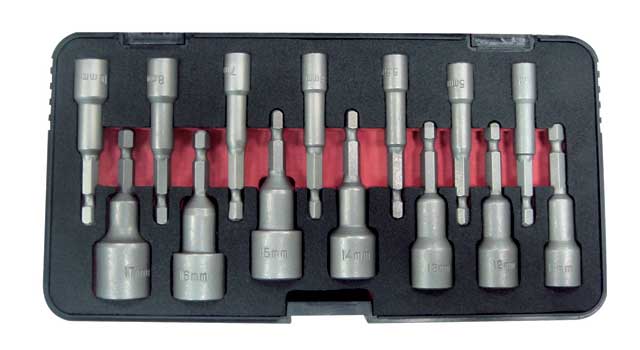 Hulsbit 14 stuks set magnetische hulzen Tecos