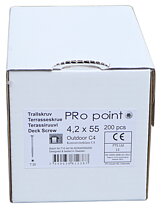 Trallskruv  utomhus C4  - 200 stycken - kampanj