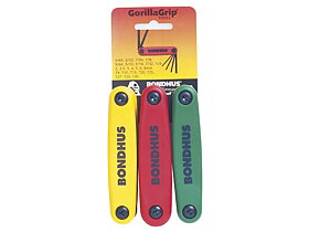 GorillaGrip® Vektsett i tommer/mm/torx