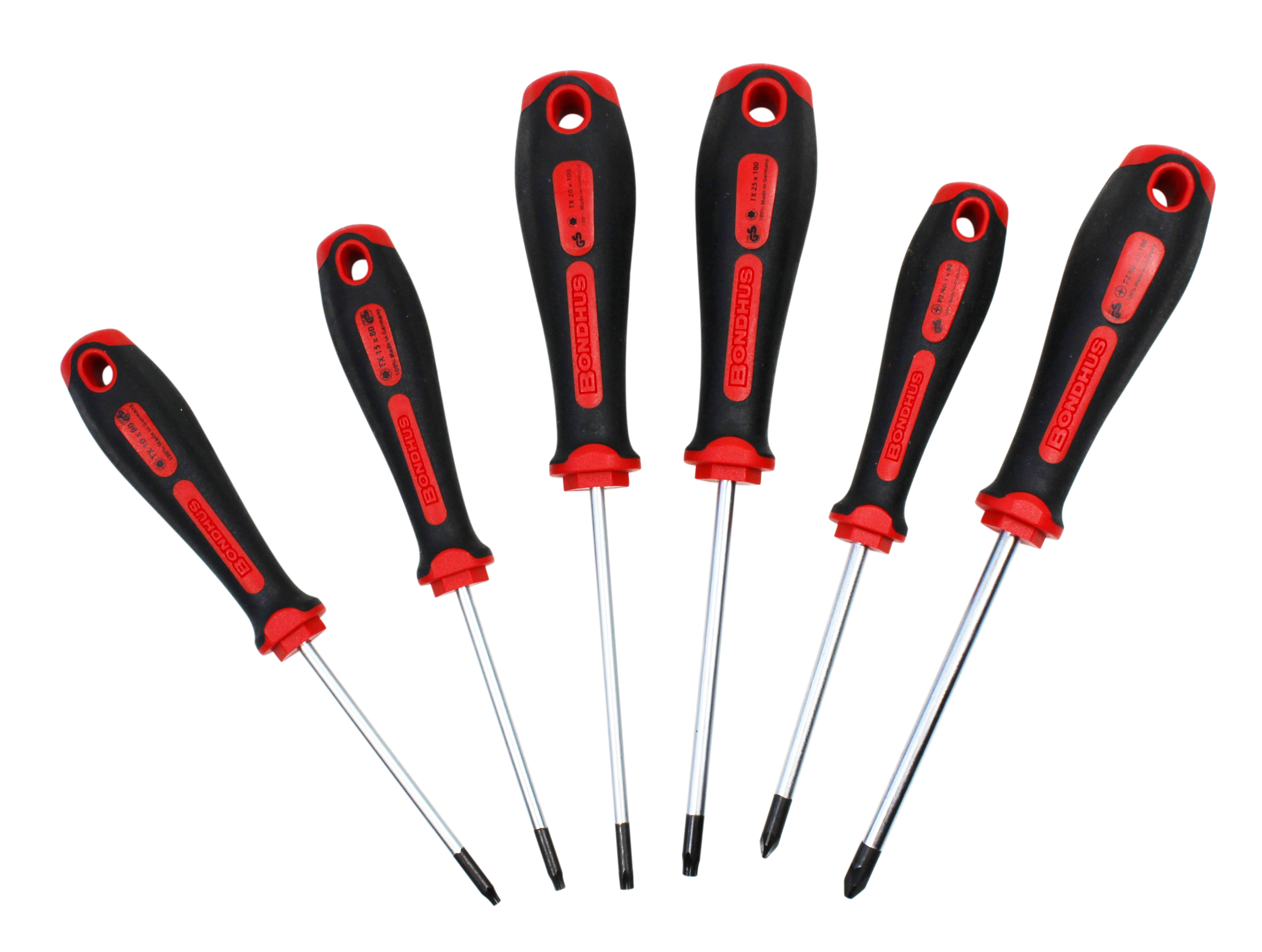 Bondhus powergrip schroevendraaierset 6 stuks