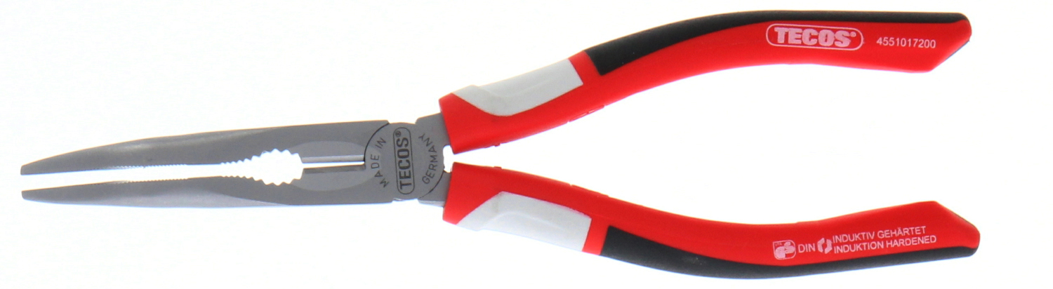 Tecos pointed bar with cutter and semi-circular curved nose.
