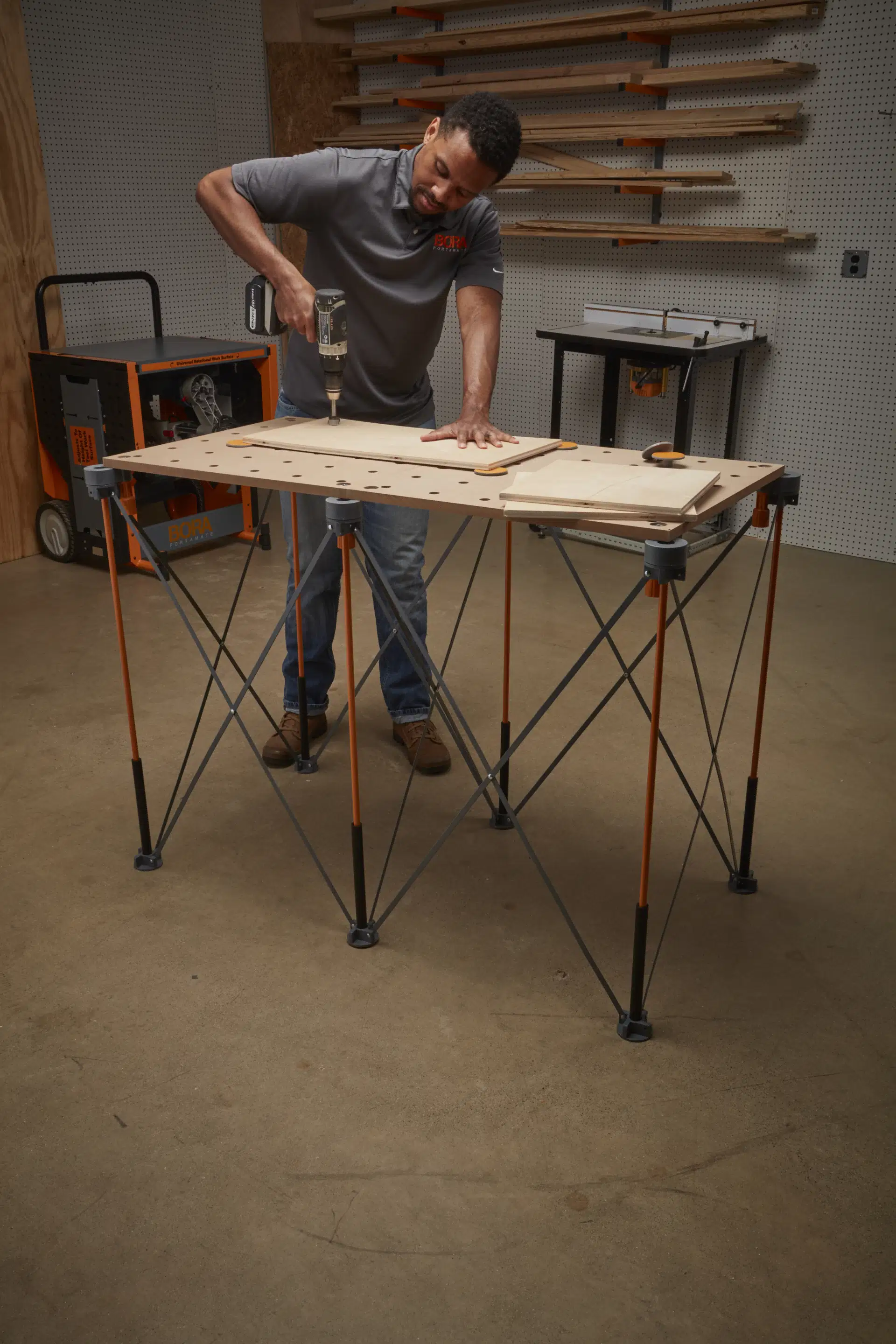 Arbeidsbenk Bora 1200 mm x 2400 mm superspeed - 3