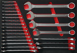 23 piece wrench set in EVA foam