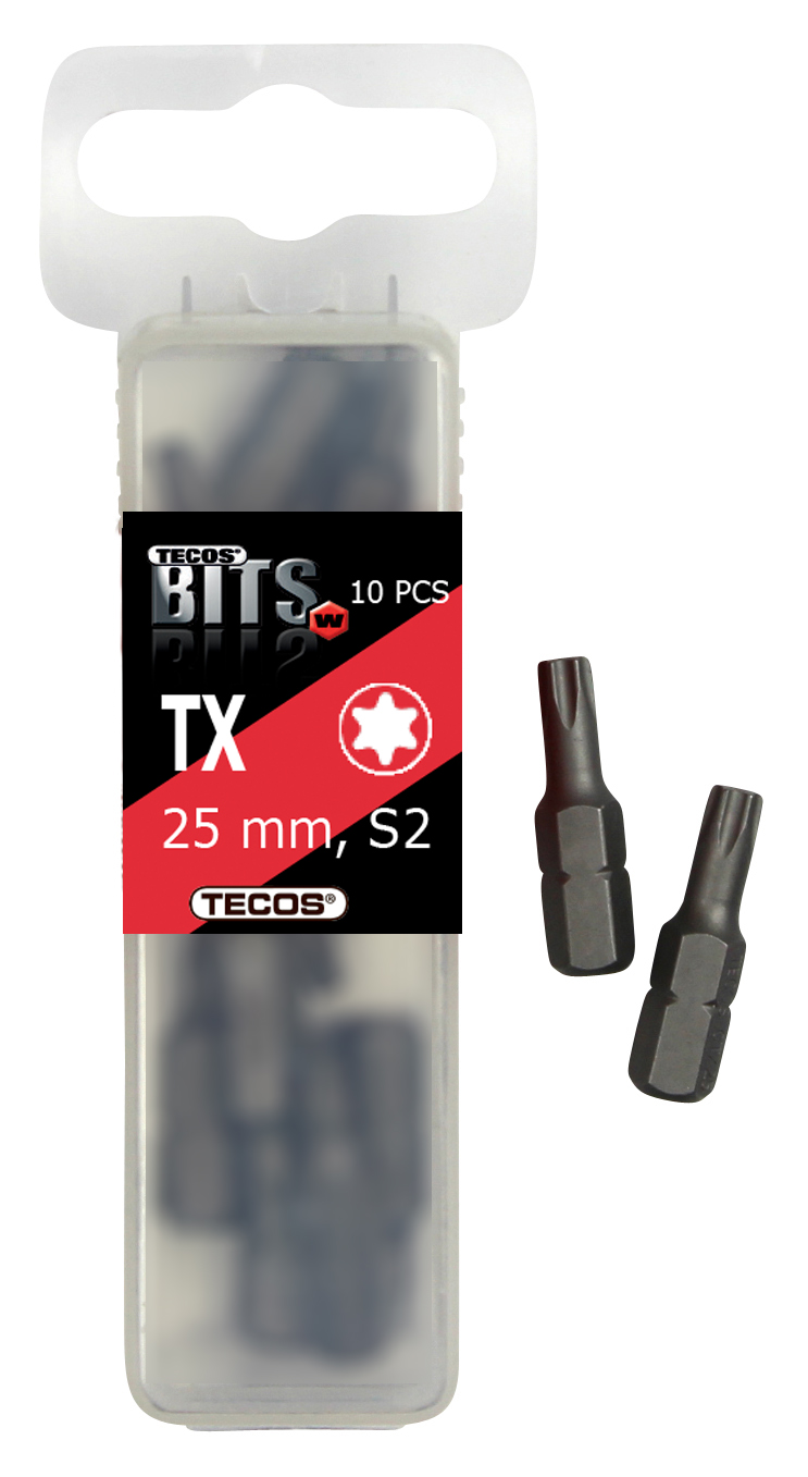 Torx 40 bits Tecos (10 pieces)