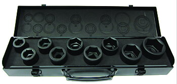 Krafthylsset 3/4" 9 del, Tecos 