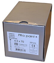 Träskruv utomhus C4+  speed+ gänga - Pro-Point