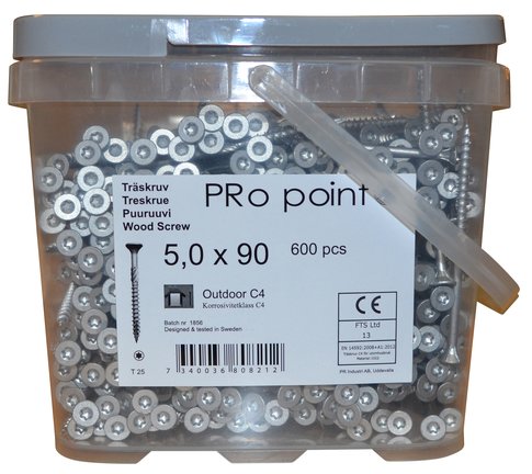 Utendørs treskrue C4+ speed+ gjenger - Pro-Point - 6