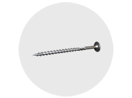 Houtschroef constructie