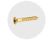Treskrue messing