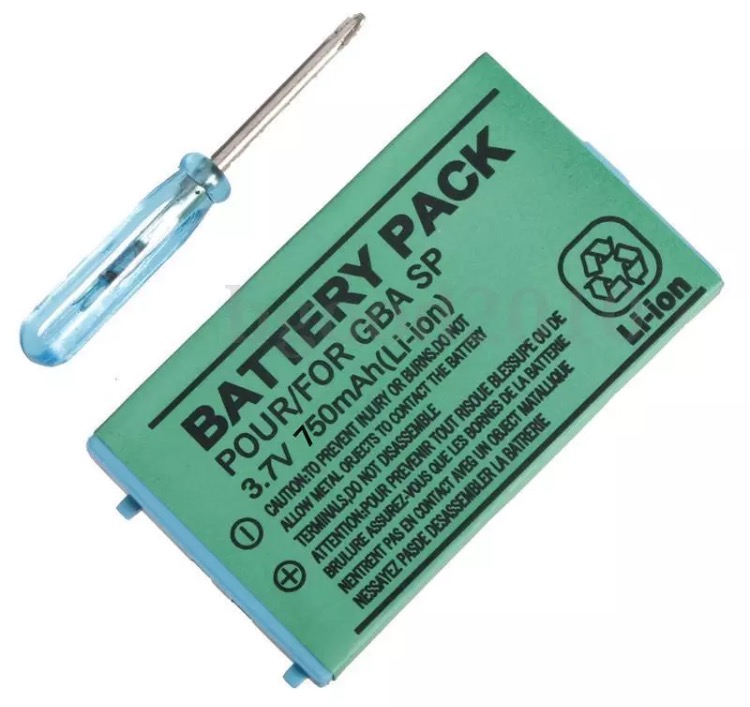 GBA SP Batteri