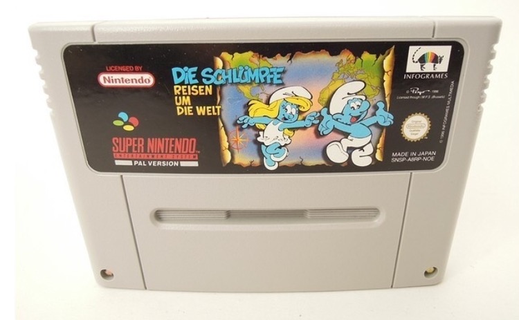 The Smurfs Travel Around the World - SNES