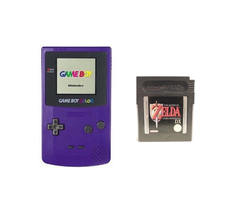 Gameboy Color + Zelda DX