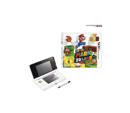 3DS Konsol - Ice White - Super Mario 3D Land Pack - 2