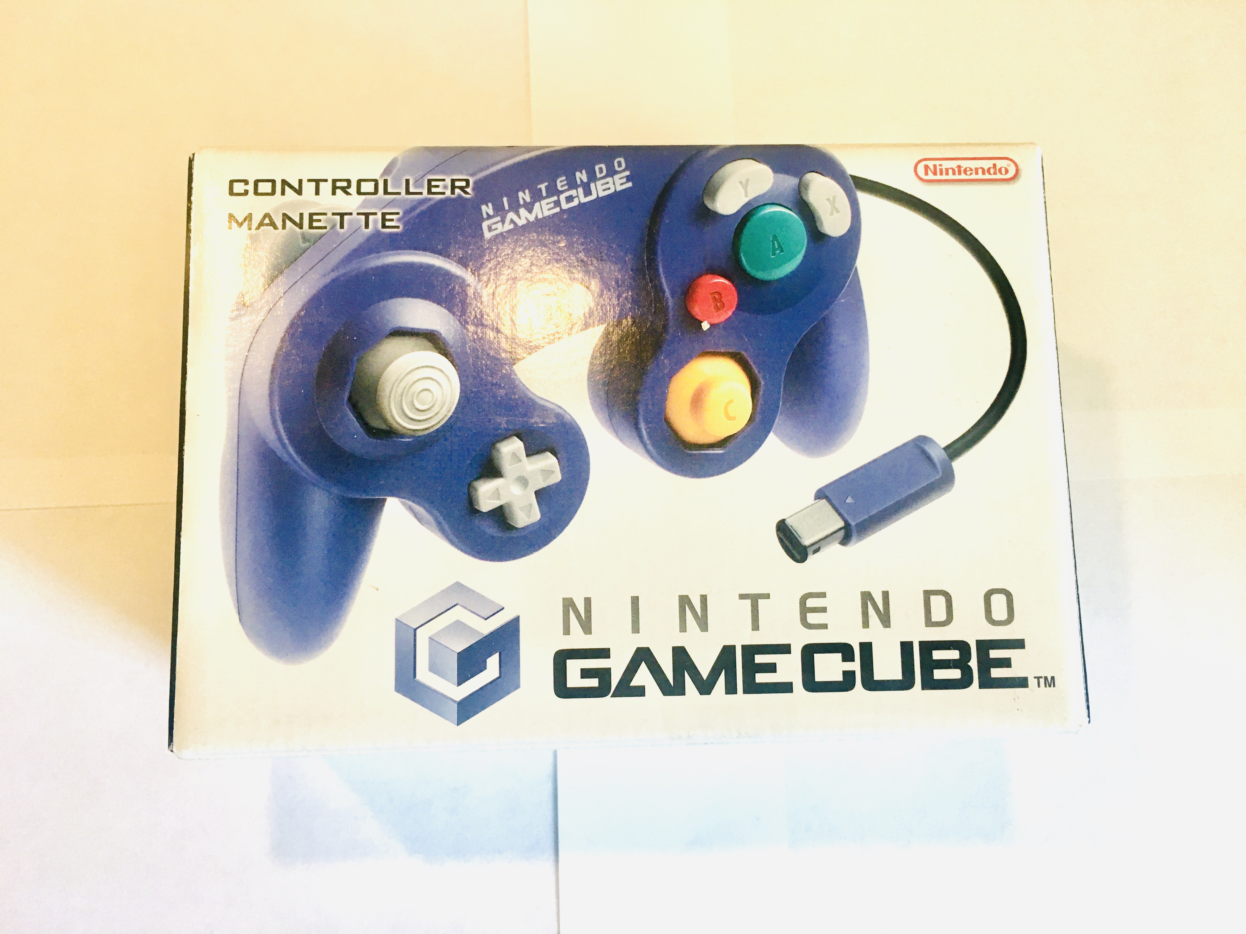 Gamecube handkontroll Original lila CIB