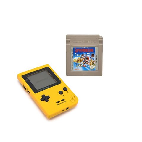 Gameboy Pocket med Super Mario Land
