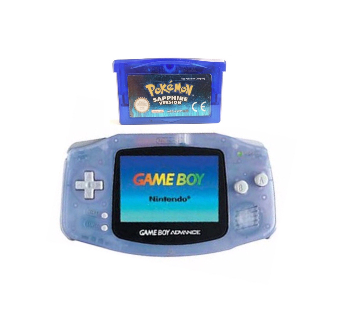 Gameboy Advance + Pokemon Sapphire 