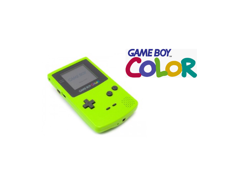 Gameboy Color konsol limegrön