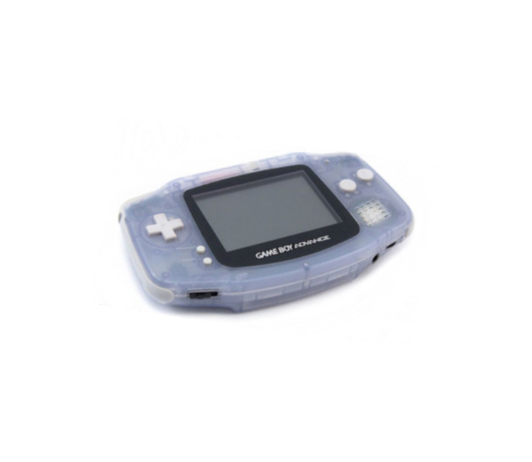 Gameboy Advance konsol clear blue normalt skick