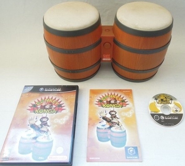 Donkey Konga pack inkl bongos - GC
