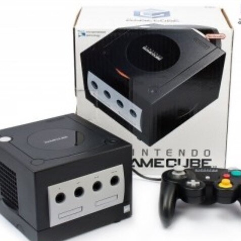 Gamecube konsol svart inkl en originalkontroll i Kartong