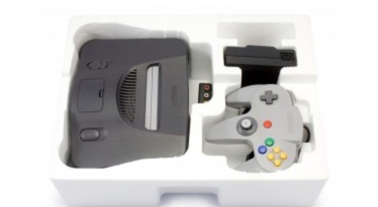 Nintendo 64 konsol & en originalkontroll i kartong - 2