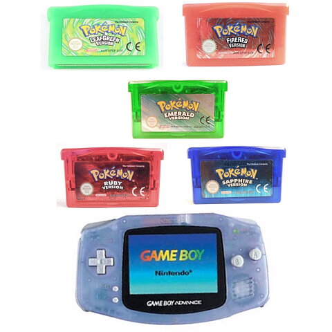 Gameboy Advance + 5 pokemon