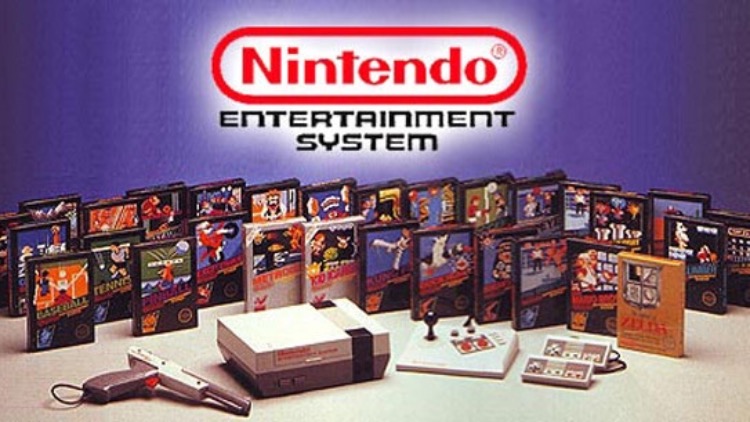 Nintendo 8-bit NES konsol basenhet Fint skick inkl kartong och manual. - 2