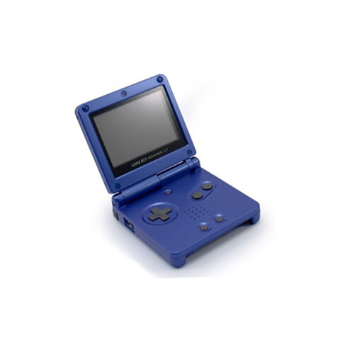 GBA SP konsol blå normalt skick inkl laddare