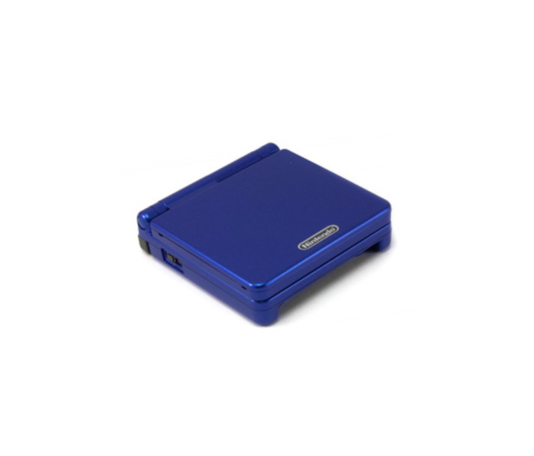 GBA SP konsol blå normalt skick inkl laddare - 2