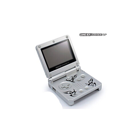GBA SP konsol Tribal normalt skick inkl laddare
