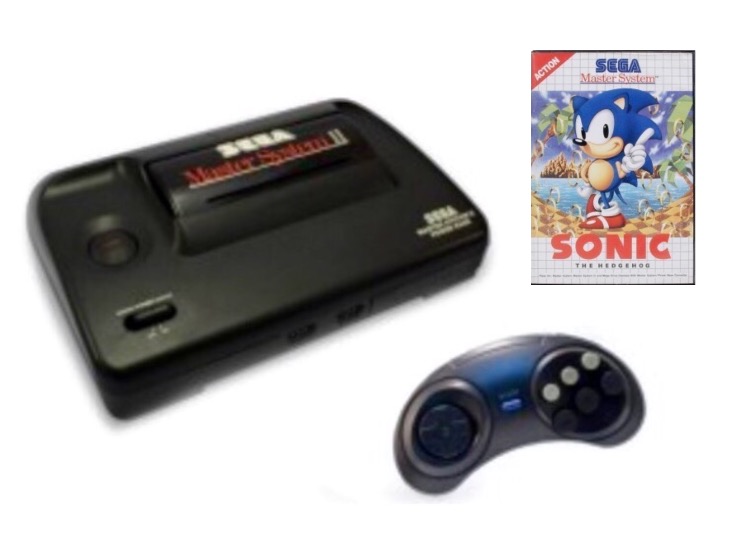 Sega master system lilla sonic-paketet