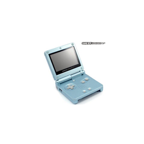 GBA SP konsol Ljusblå normalt skick inkl laddare