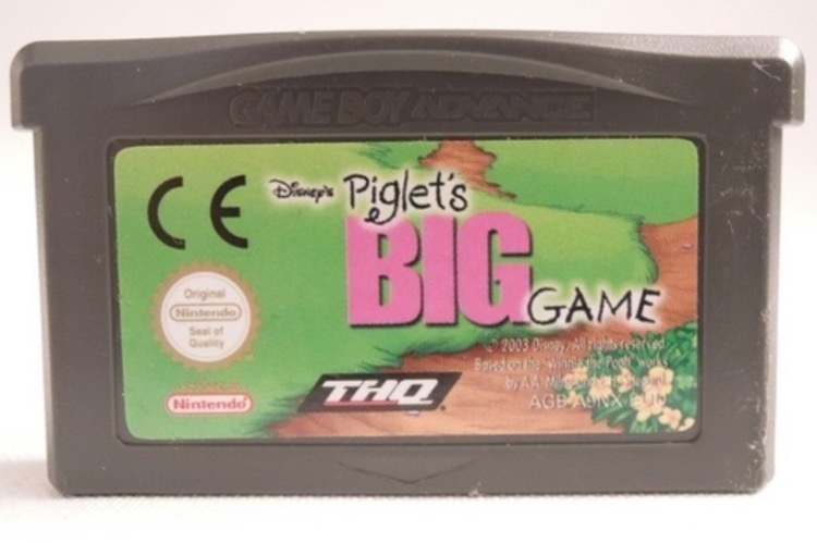 Piglets Big Game - Disney - GBA