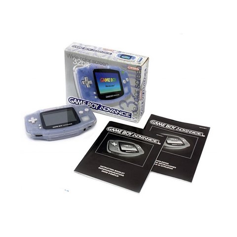 Gameboy Advance konsol clear blue CIB