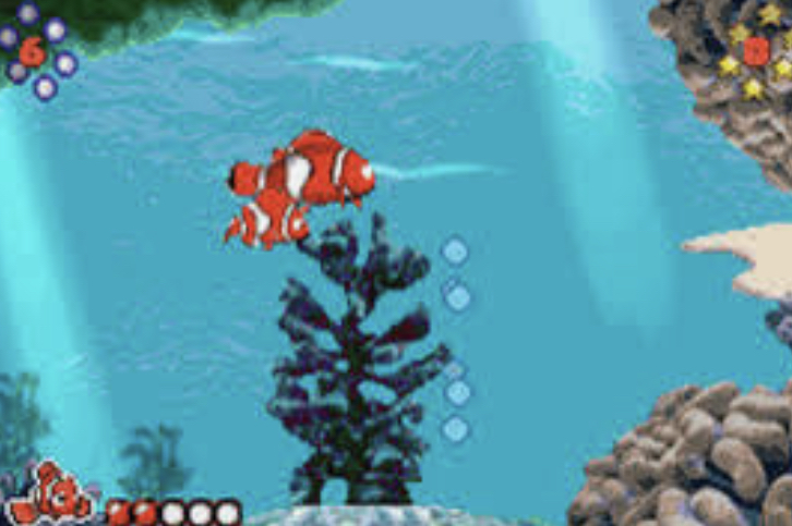 Finding Nemo - Monsters inc 2 in 1 Game