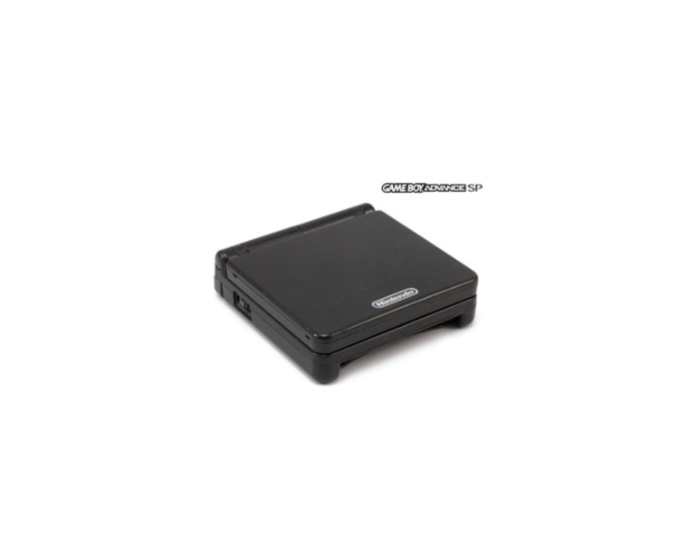 GBA SP konsol svart normalt skick inkl laddare - 2