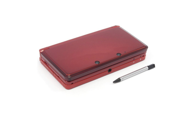 3DS Konsol - Metallic Red - Fint skick