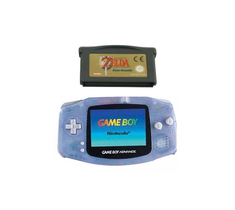 Gameboy Advance + Zelda Four Swords adventures