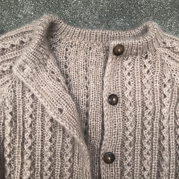 Stickmönster  Våffelcardigan Knitting for Olive - 2