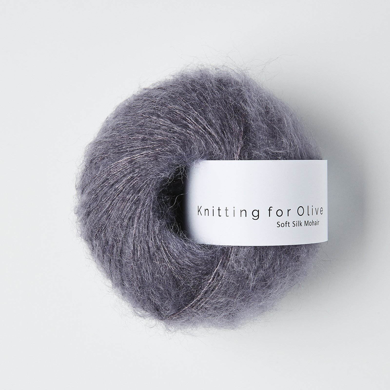 Soft silk Mohair Dusty violet
