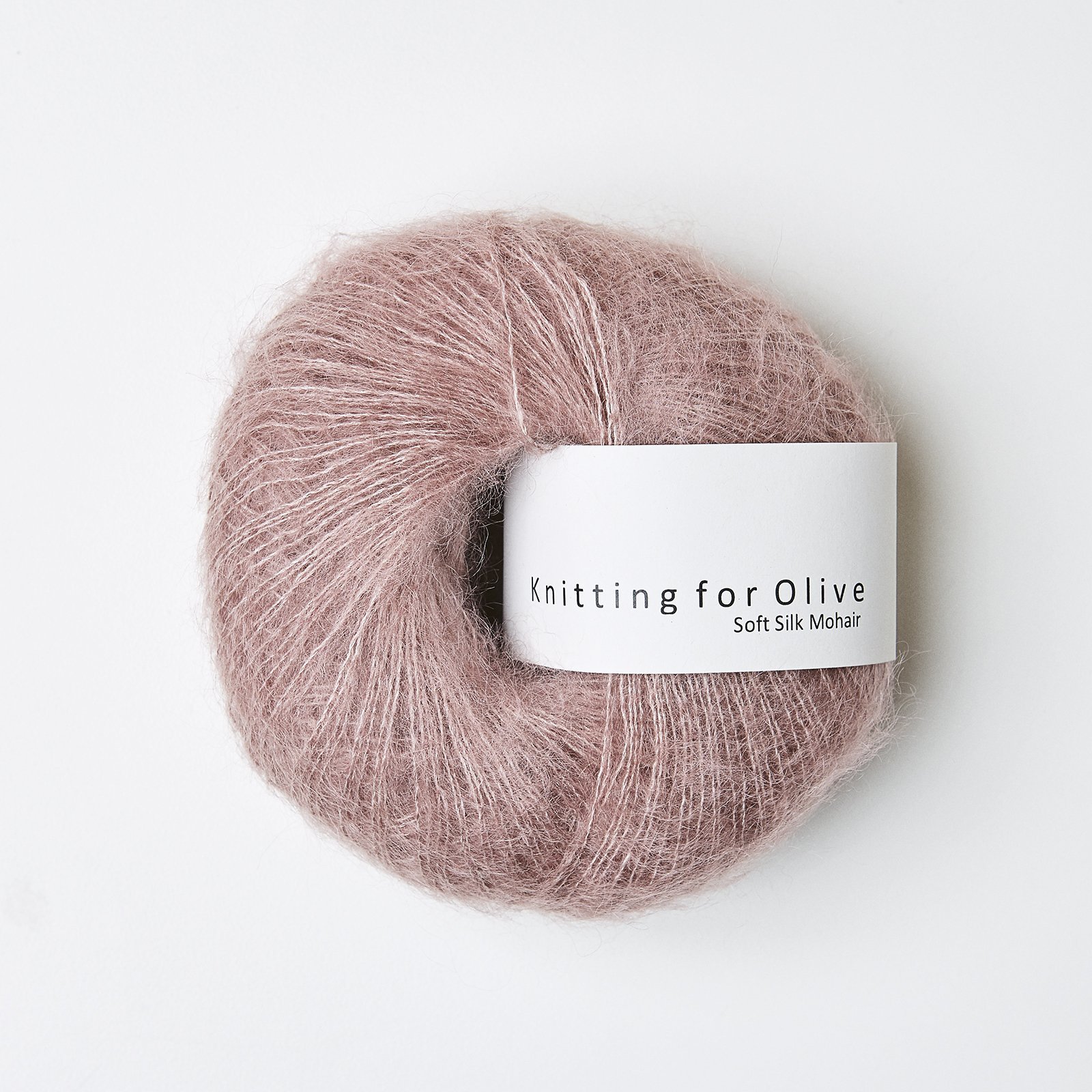 Soft silk Mohair Dusty rose