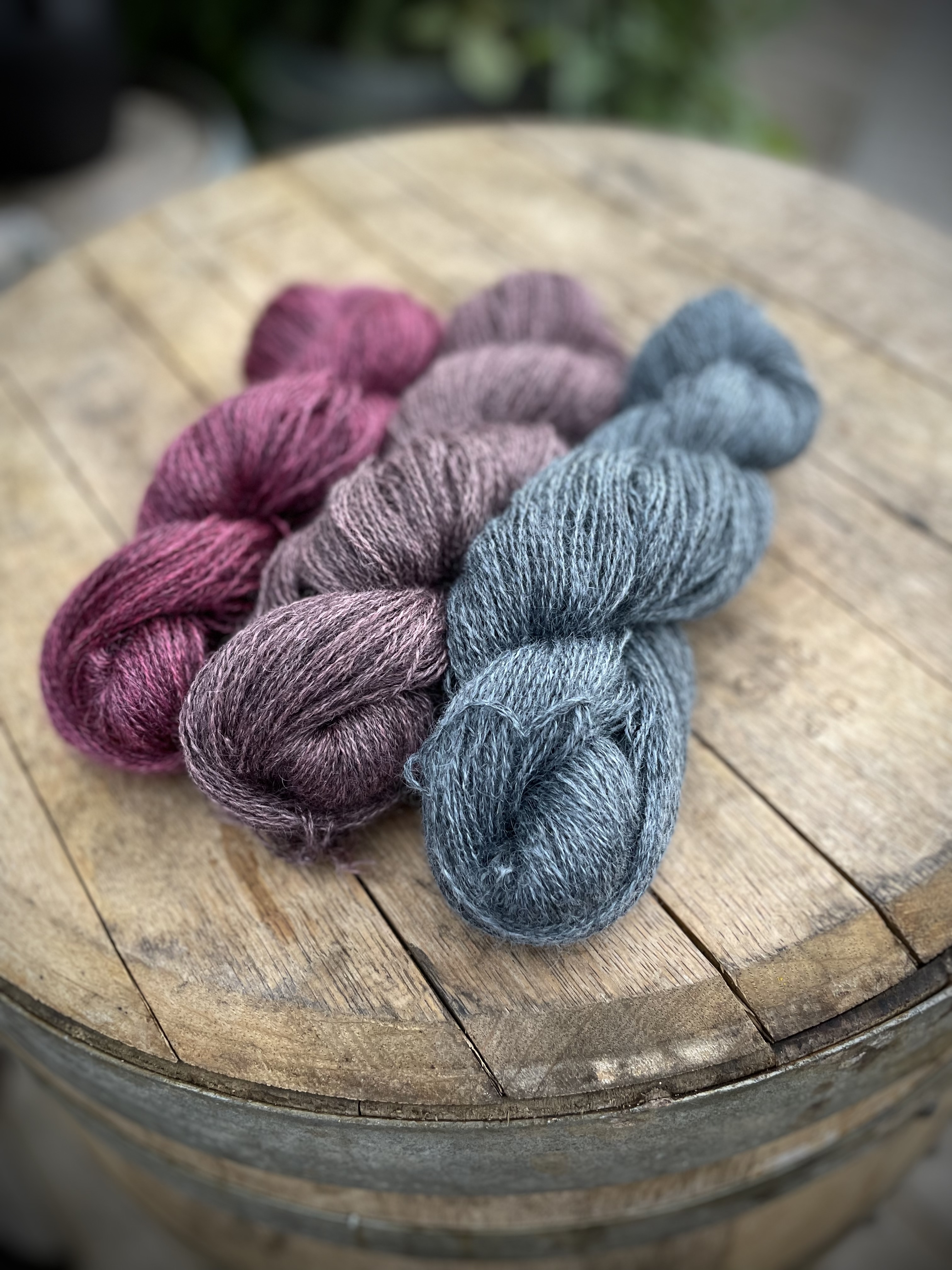 2-ply sock yarn Blackcurrant juice - 2
