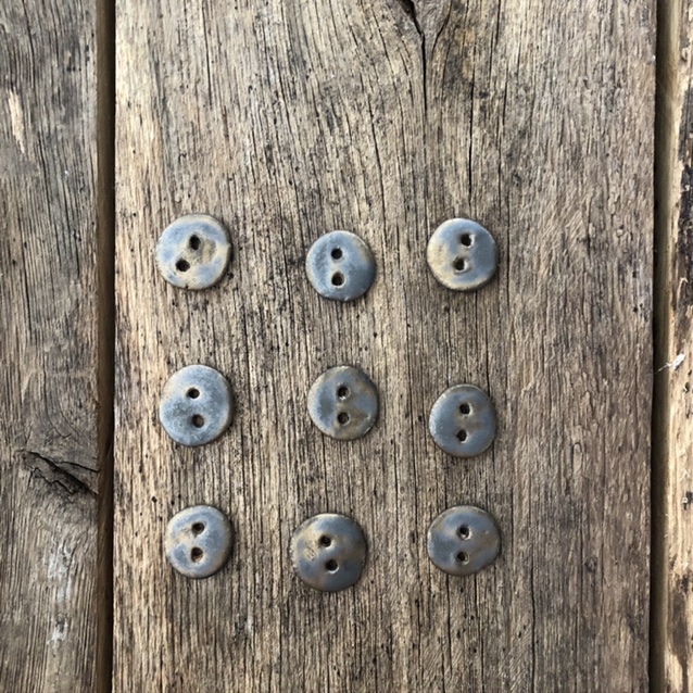 Button made of ceramic